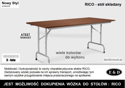 RICO stół składany mobilny - Nowy Styl (są wózki).jpg