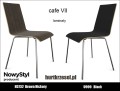 krzesło CAFE VII U3732  i  U999  Nowy Styl spawanr chrom laminat