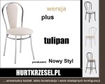 Krzesło TULIPAN PLUS, tapicerowane - kolory, Nowy Styl 