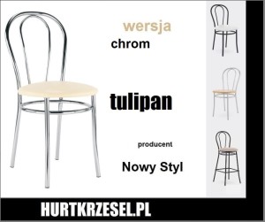 Krzesło TULIPAN, tapicerowane - kolory, Nowy Styl  C10.wu