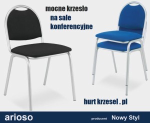 Krzesło konferencyjne ARIOSO mocne, niedrogie, atesty - Nowy Styl, C22
