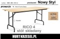 RICO stół składany Nowy Styl promocja  wymiary 2000 x 800 buk, ral9005 r4.jpg