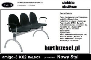 Ławka na korytarz, AMIGO arm-3 alu, Nowy Styl, wygodna, atrakcyjna C10