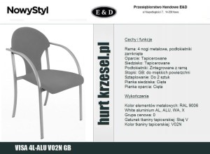 Krzesło konferencyjne VISA, Nowy styl, wygodne do stołu konferencyjnego  C10