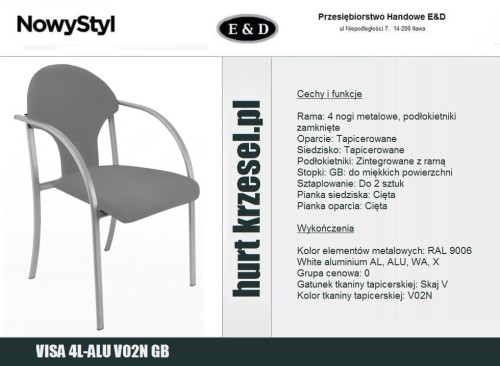 VISA  Nowy Styl  krzesło konferencyjne RAL9006 V02N.jpg