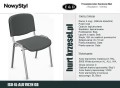 ISO krzesło Nowy Styl alu RAL9006 skaj V02N.jpg