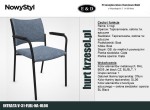 Wygodne krzesło konferencyjne INTRATA V31 ARM, Nowy Styl, cr C10