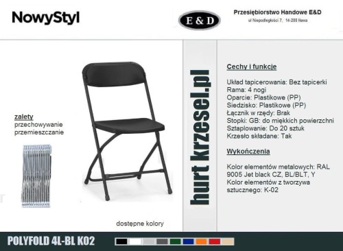 POLYFOLD K02 black Nowy Styl krzesło składane widowiskowe konferencyjne.jpg