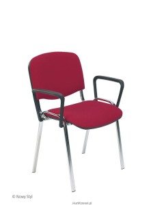 Popularne krzesło do biur ISO, wygodne, atest Ergonomiczny, Nowy Styl arm cr  C10