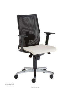 Siatkowe krzesło do biura INTRATA, obrotowe, ergonomiczne - Nowy Styl  m23 fs st44 lu2 C10.wu